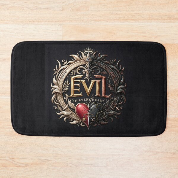 Item preview, Evil In Every Heart Emblems designed and sold by Voodoo Store Paranormal Collections.