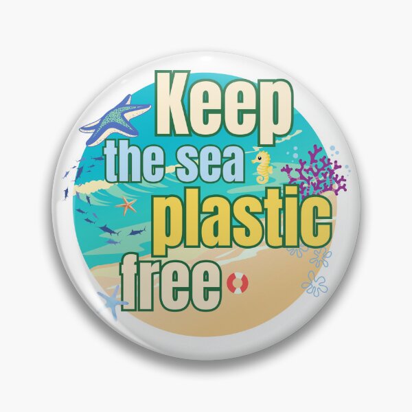 Item preview, Keep The Sea Plastic Free - Save The Ocean & Marine Life designed and sold by Pure-Earth-Studio.