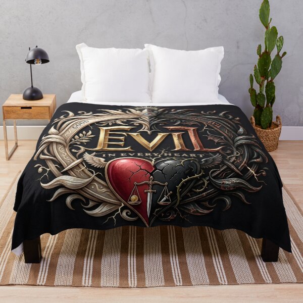 Item preview, Evil In Every Heart Emblems designed and sold by Voodoo Store Paranormal Collections.