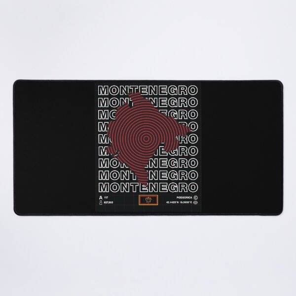 Item preview, Montenegro Minimal Map designed and sold by Atlas-Array.