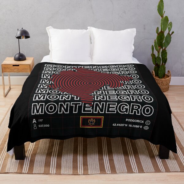 Item preview, Montenegro Minimal Map designed and sold by Atlas-Array.