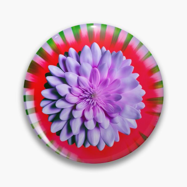 Item preview, Radiant Purple Chrysanthemum Sunburst designed and sold by bubblegoth.