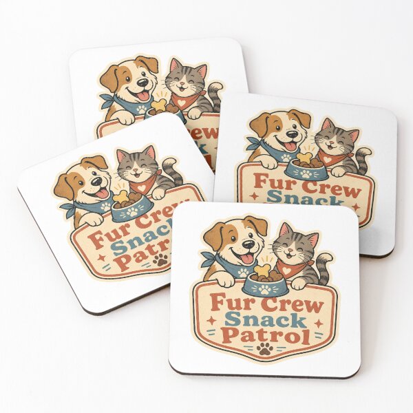 Item preview, Fur Crew Snack Patrol Pet Humor designed and sold by houseoflushella.