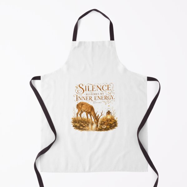 Item preview, Silence Restores My Inner Energy Vintage Deer Introvert Art designed and sold by AQUILAKREO.