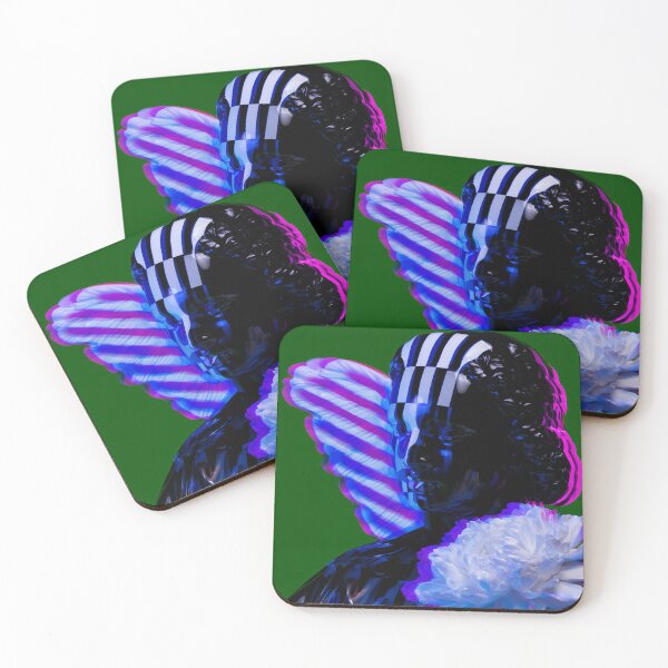 Item preview, Vaporwave Classical Bust With Flower designed and sold by bubblegoth.