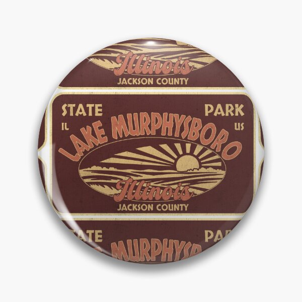 Item preview, Lake Murphysboro State Park, Jackson County, Illinois, badge design designed and sold by Wanderful-roads.