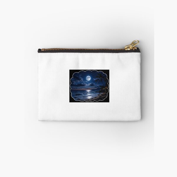 Item preview, Full Moon Tropical Beach Night Landscape designed and sold by YogiCodeLab.