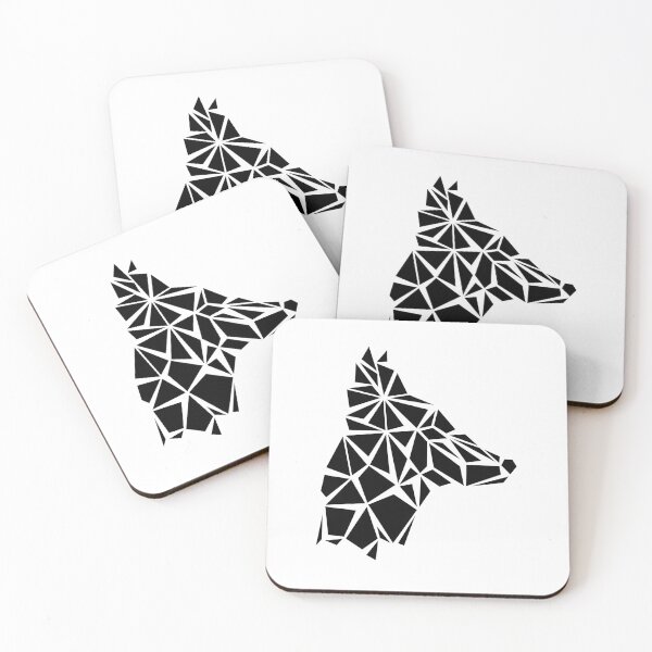 Item preview, Black Geometric Dog designed and sold by Espyr.Art.