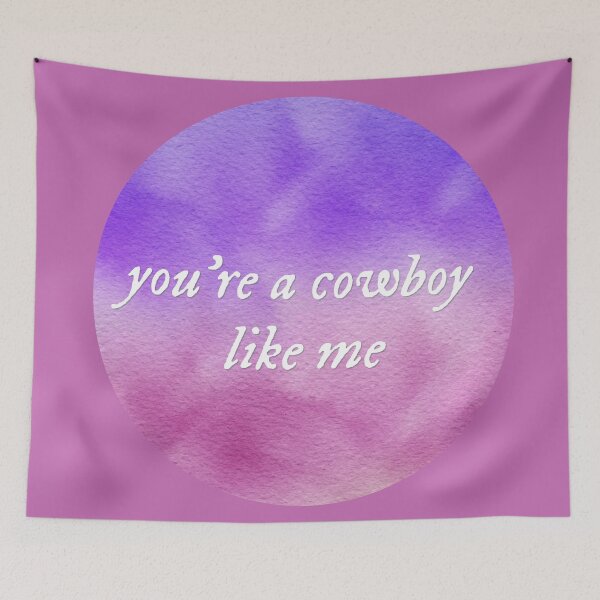 Item preview, cowboy like me - evermore water colors designed and sold by taylorvinyls.