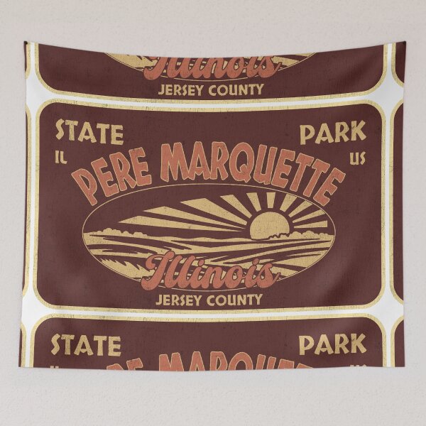 Item preview, Pere Marquette State Park, Jersey County, Illinois, badge design designed and sold by Wanderful-roads.
