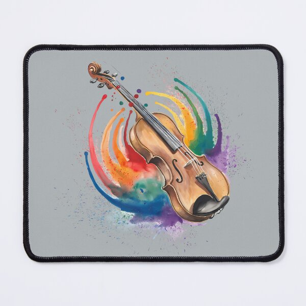 Item preview, Rainbow Violin Harmony - International Jazz Day designed and sold by Art-Arcade6.