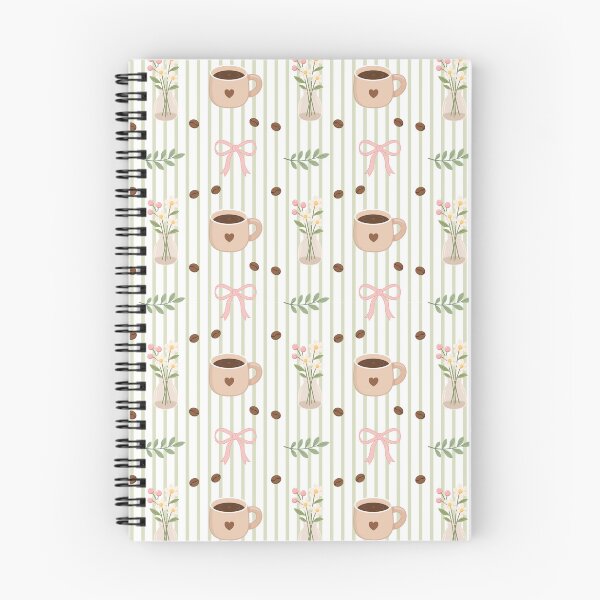 Item preview, Coffee Mug and Daisy Flower Sage Stripe Seamless Pattern designed and sold by Anne97s.