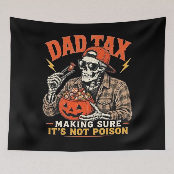 Item preview, Skeleton Papa, Halloween Dad Tax Making Sure Not Poison designed and sold by clothesy7.