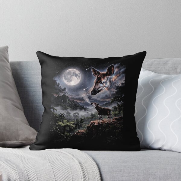 Item preview, Okapi Howling At Moon Jungle Night Vision designed and sold by d247.