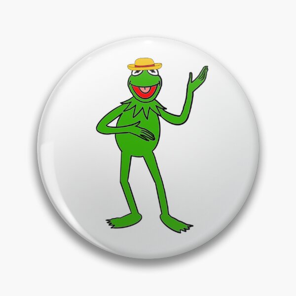 Item preview, The Muppets - Kermit The Frog In A Straw Hat designed and sold by Animals-by-JB.