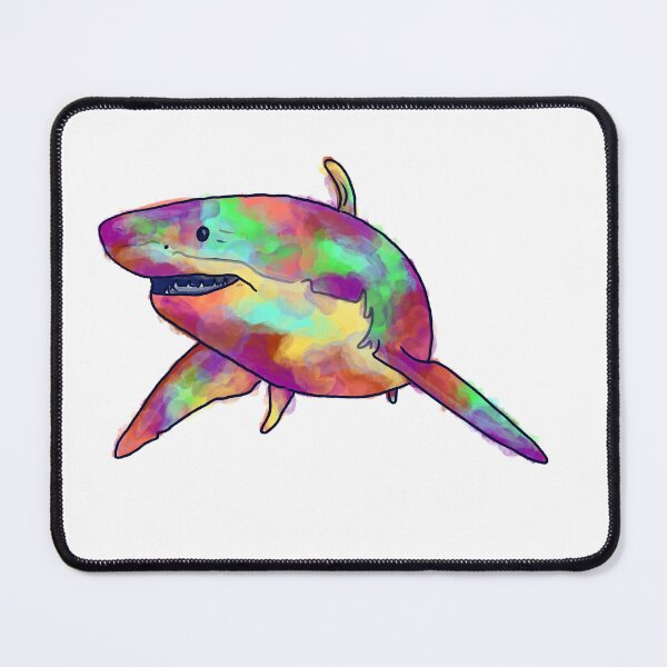 Item preview, Shark, Vibrant watercolour, Animal Collection, Under the Sea designed and sold by DoodlingMissy.
