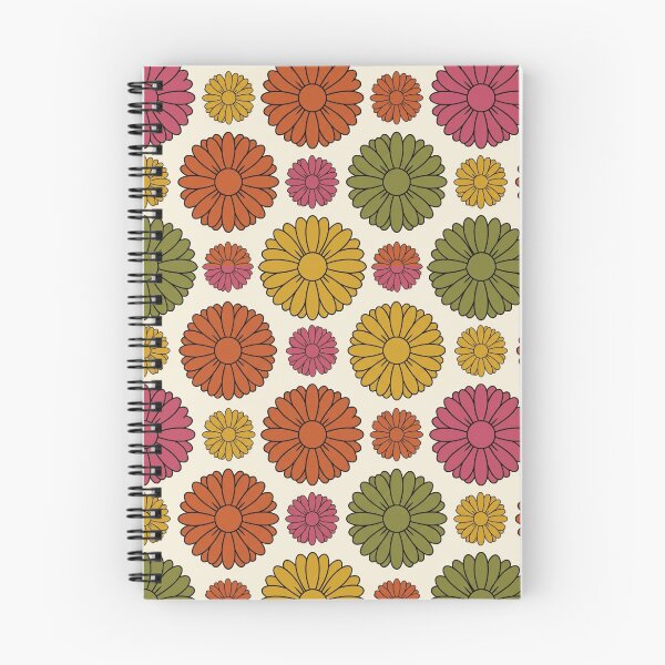 Item preview, Retro Flat Graphic Gerbera Daisy Seamless Pattern  designed and sold by Inkworksbyshery.