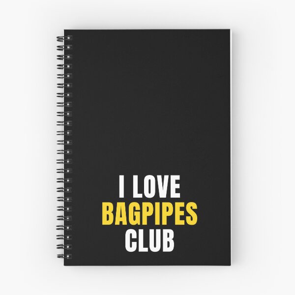 Item preview, I Love Bagpipes Club designed and sold by MaryAller.