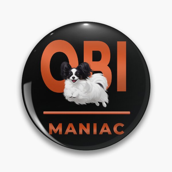 Item preview, OBI Maniac – Papillon Obedience Dog Sports Premium Design designed and sold by PapillonArtStudio.
