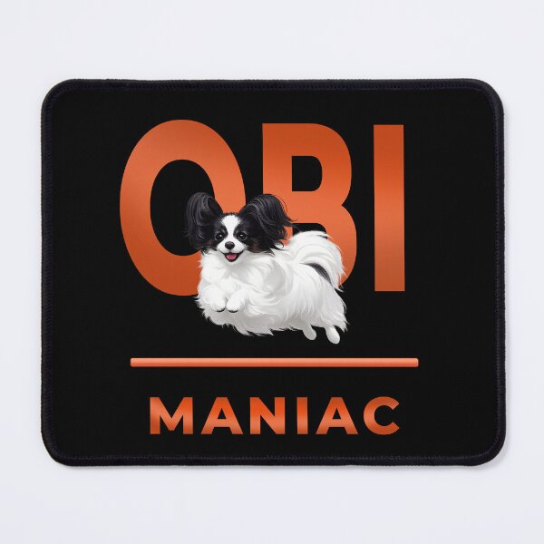 Item preview, OBI Maniac – Papillon Obedience Dog Sports Premium Design designed and sold by PapillonArtStudio.