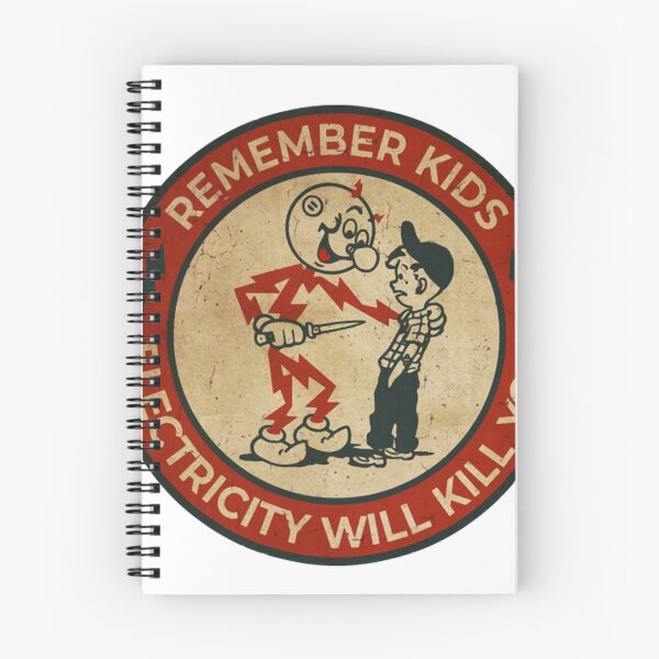 Item preview, Electricity Will Kill You Kids Vintage Men Women designed and sold by THERETROBLUES.