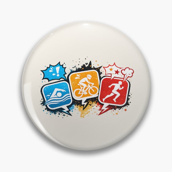 Item preview, Funny Swim Bike Run Triathlon Gift Art designed and sold by Corvoria.