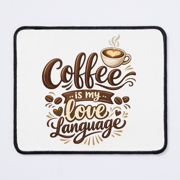 Item preview, coffee is my love language designed and sold by Black-White-art.