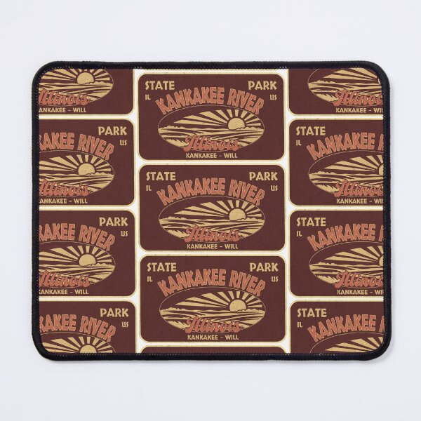 Item preview, Kankakee River State Park, Kankakee - Will, Illinois, badge design designed and sold by Wanderful-roads.