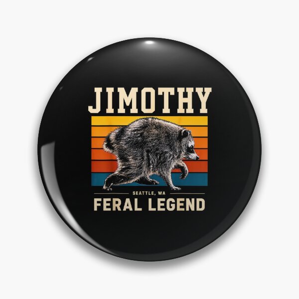 Item preview, Jimothy The Raccoon Seattle Feral Legend Meme Viral designed and sold by Rahamkshop.