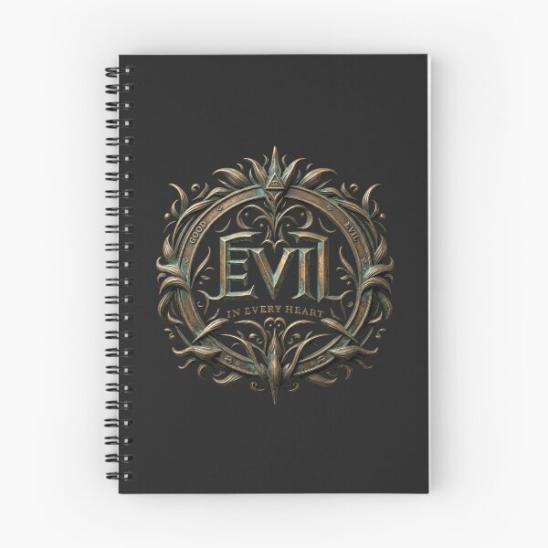 Item preview, Evil In Every Heart Crest designed and sold by Voodoo Store Paranormal Collections.