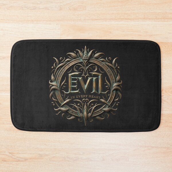 Item preview, Evil In Every Heart Crest designed and sold by Voodoo Store Paranormal Collections.