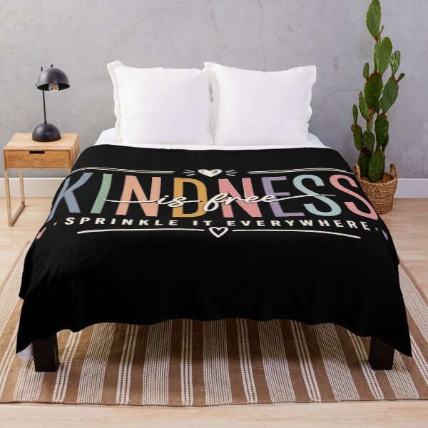 Item preview, Kindness Is Free, Positive Vibes, Kindness Quote, Mental Health Gift, Inspirational, Be Kind, Cute Woman designed and sold by Sprinkle12345.