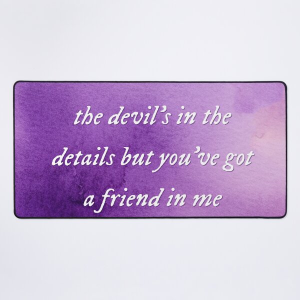 Item preview, the devil's in the details - peace - folklore - ts designed and sold by taylorvinyls.