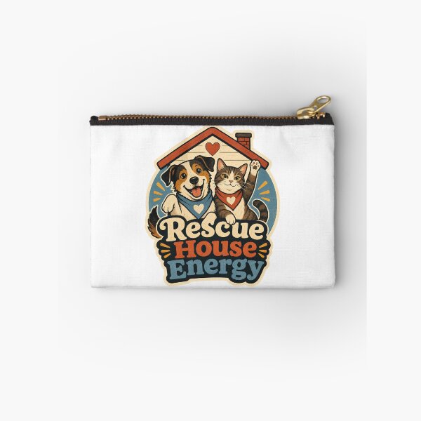 Item preview, Rescue House Energy Pet Lover Badge designed and sold by houseoflushella.