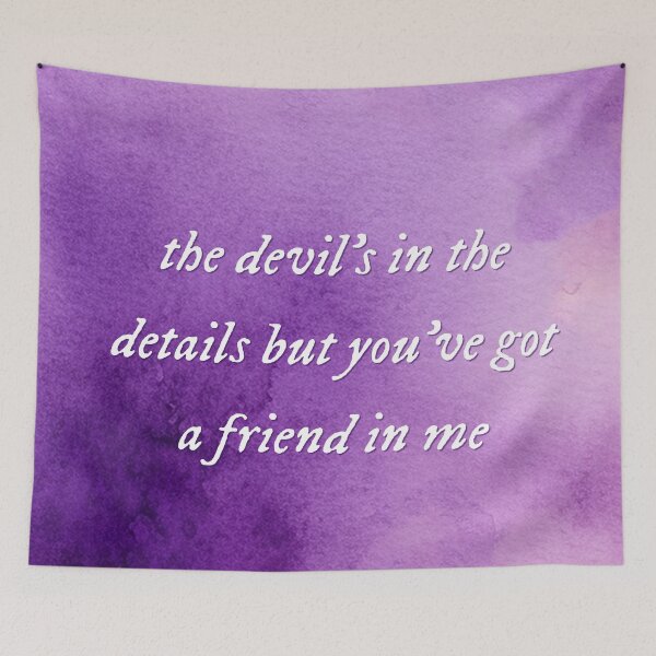 Item preview, the devil's in the details - peace - folklore - ts designed and sold by taylorvinyls.