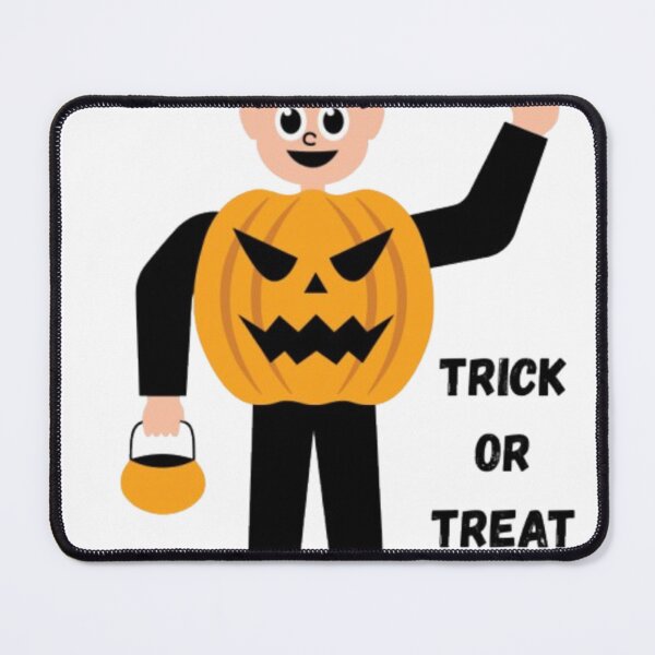 Item preview, Trick Or Treat Yourself Funny Halloween Pumpkin Graphic designed and sold by Mittal-Designs.