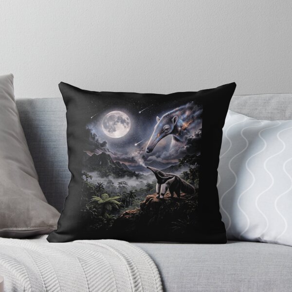 Item preview, Anteater Howling At Moon Moonlit Jungle Cosmic Night designed and sold by d247.