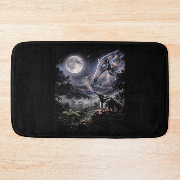 Item preview, Anteater Howling At Moon Moonlit Jungle Cosmic Night designed and sold by d247.