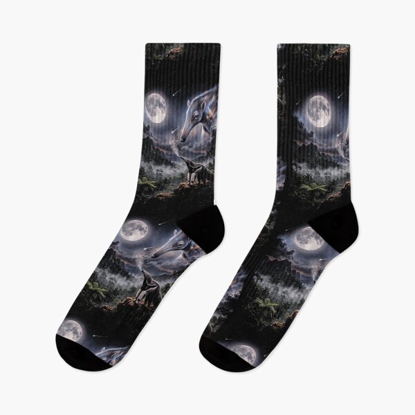 Item preview, Anteater Howling At Moon Moonlit Jungle Cosmic Night designed and sold by d247.