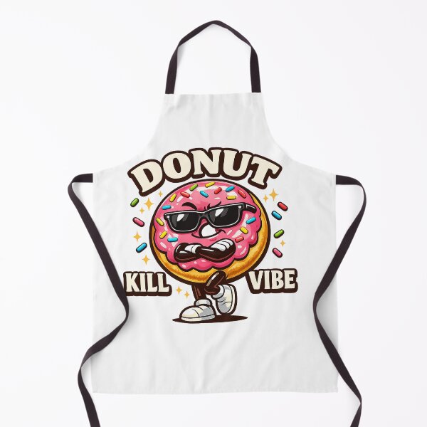 Item preview, Donut Kill My Vibe Funny Donut Cartoon designed and sold by wizooo411.