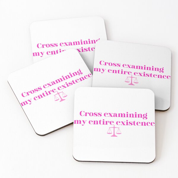 Item preview, Cross Examining My Entire Existence | Funny Existential Humor | Legal Meme Design designed and sold by JusticeForSale.