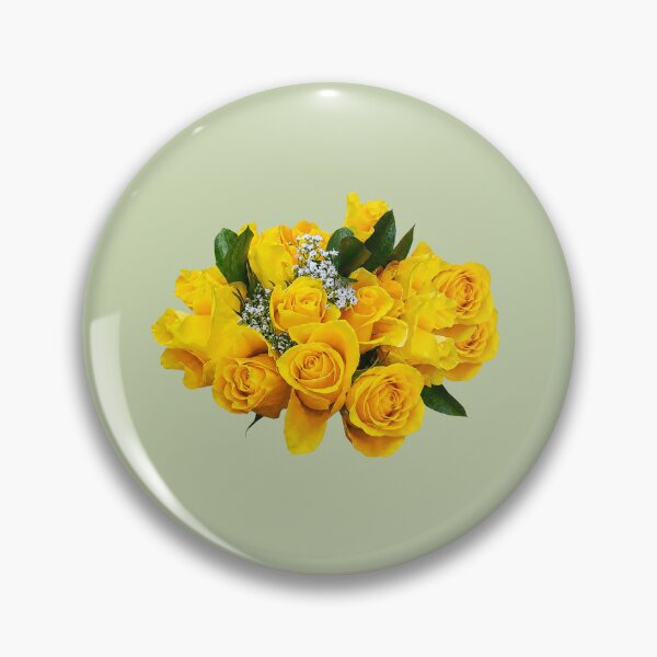 Item preview, Bouquet of Yellow Roses and Baby’s Breath designed and sold by Susan Savad.
