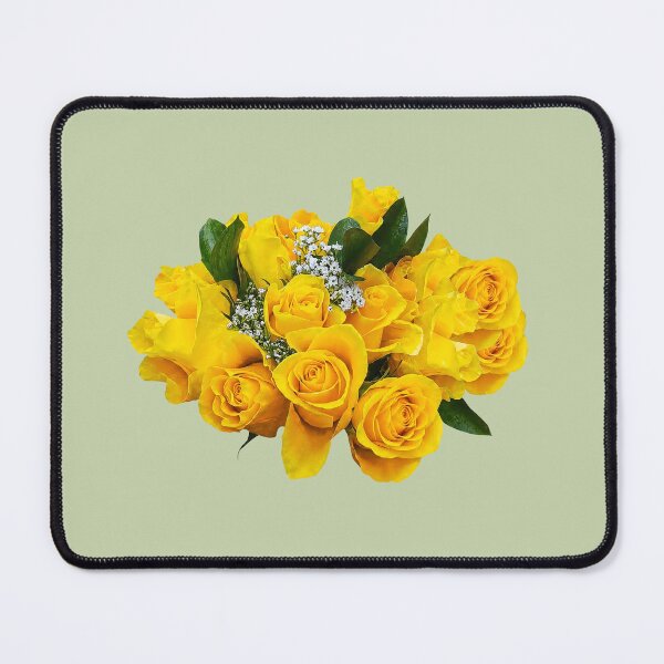Item preview, Bouquet of Yellow Roses and Baby’s Breath designed and sold by Susan Savad.