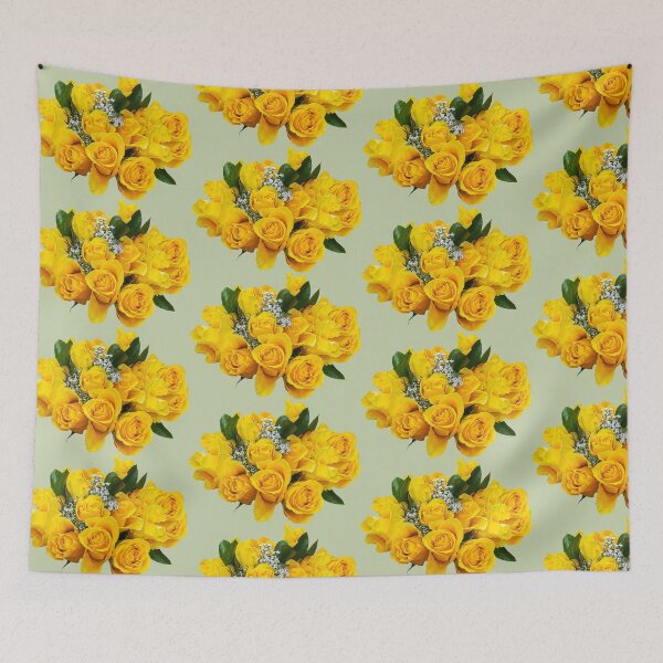 Item preview, Bouquet of Yellow Roses and Baby’s Breath designed and sold by Susan Savad.