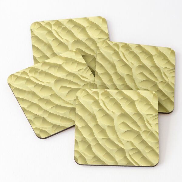 Item preview, "Vibrant Korean Forsythia: Modern 3D Sculptural Yellow Pattern" designed and sold by CuteSlothWorld.