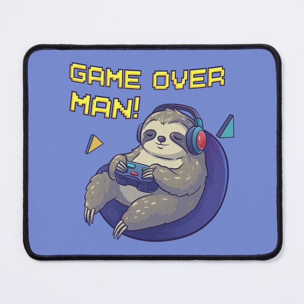 Item preview, Game Over Sloth Gamer Print designed and sold by tviyluv.