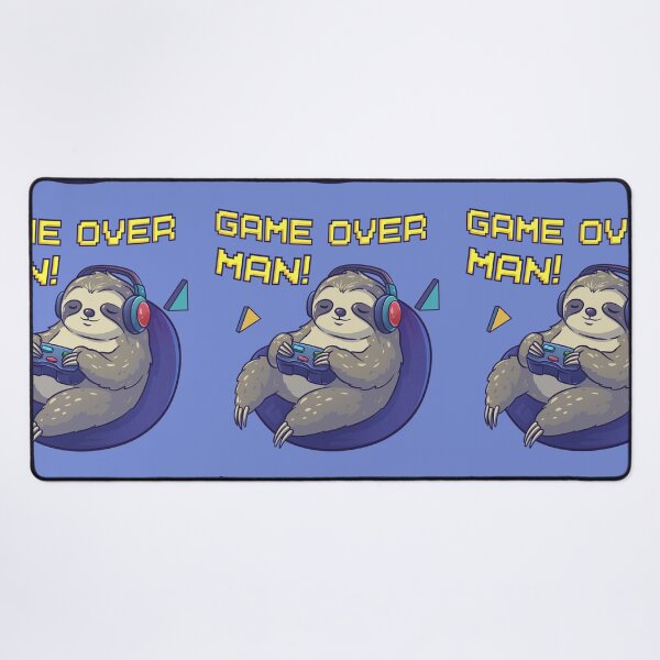 Item preview, Game Over Sloth Gamer Print designed and sold by tviyluv.