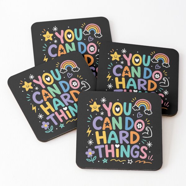 Item preview, You Can Do Hard Things, Teacher, Motivational Gift, SPED Teacher Gift designed and sold by Sprinkle12345.