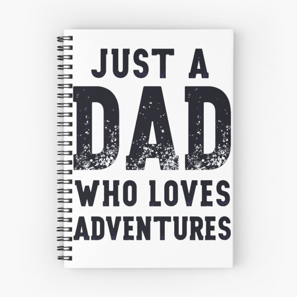 Item preview, Just a Dad Who Loves Adventures Vintage Typography Design designed and sold by GabeMountainArt.