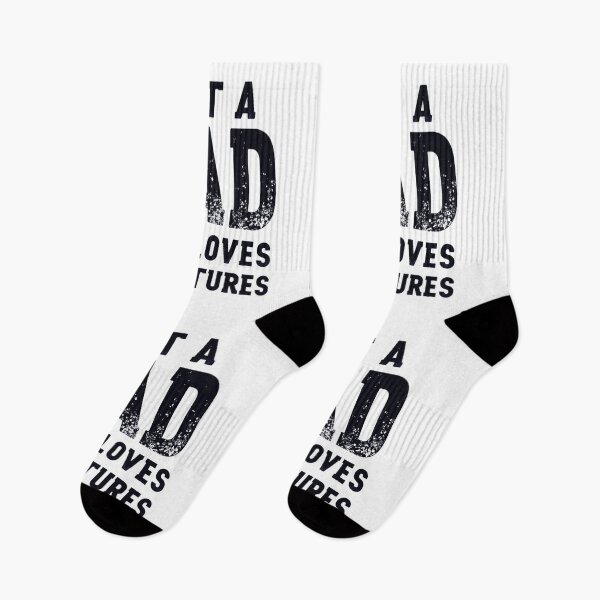 Item preview, Just a Dad Who Loves Adventures Vintage Typography Design designed and sold by GabeMountainArt.